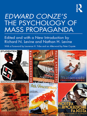 cover image of Edward Conze's the Psychology of Mass Propaganda